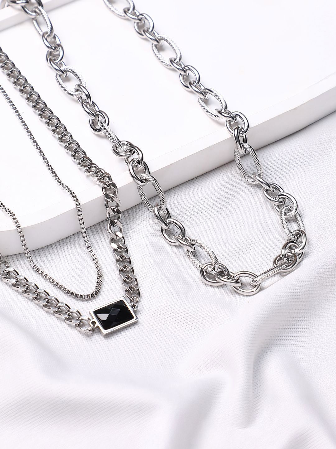 SOHI Silver-Plated Necklace-image-31