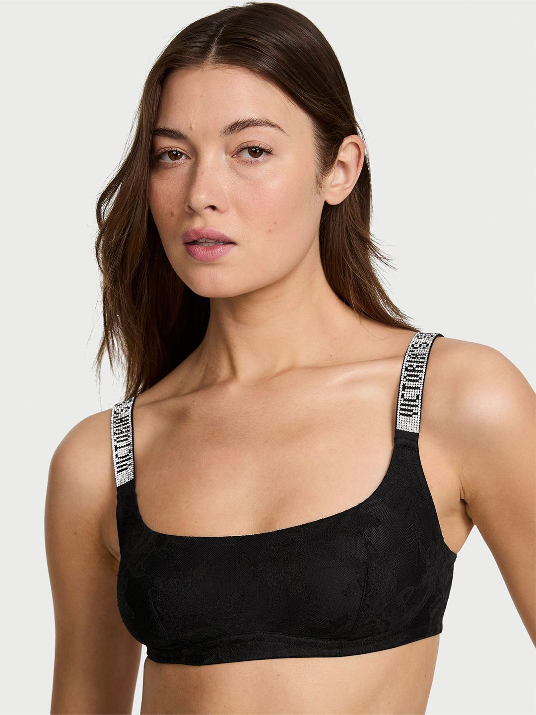 Victoria's Secret Bralette Women Solid Full Coverage Non-Wired Bra