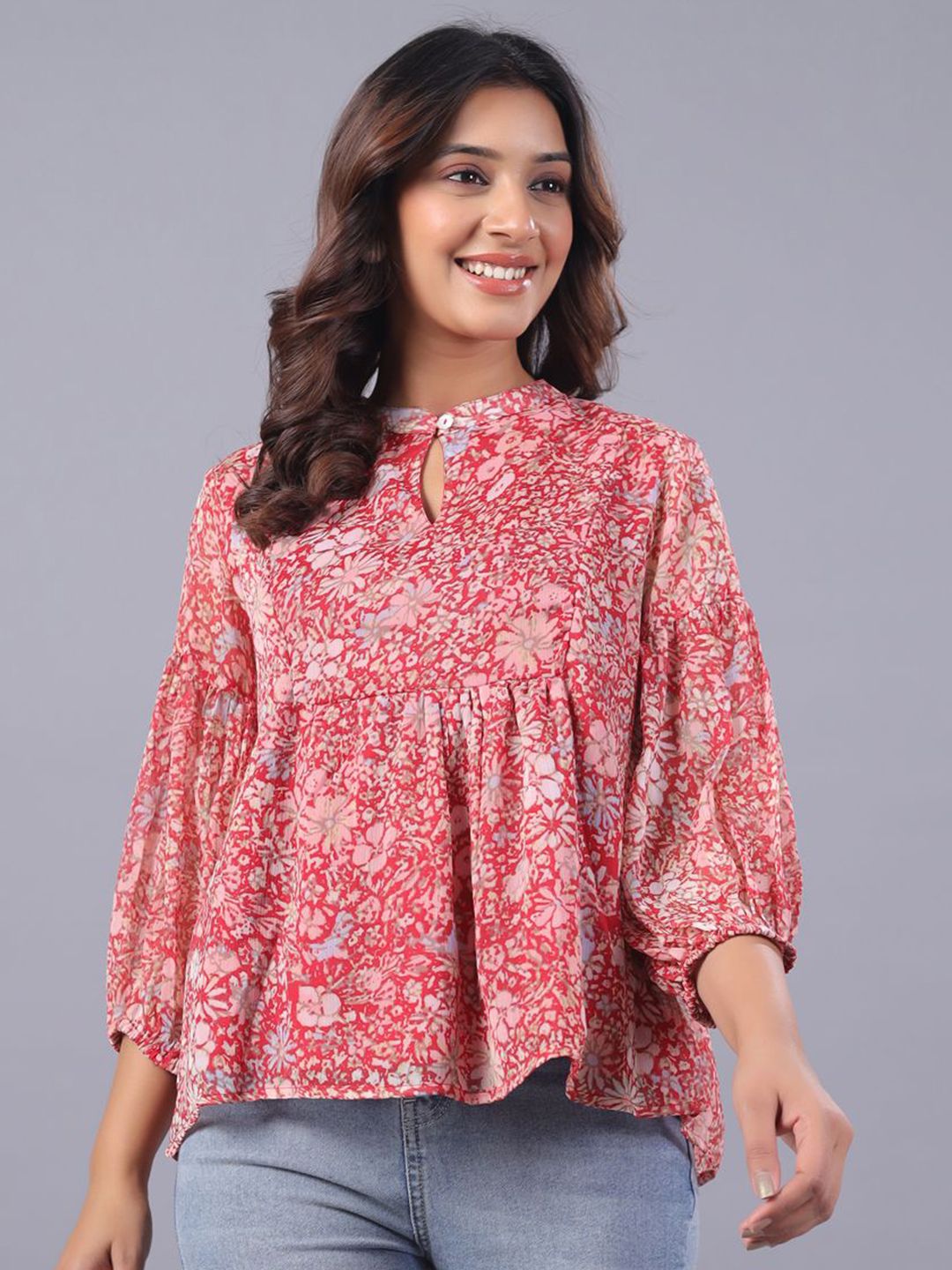 Zenava by Myntra Women Floral Print Top-image-27