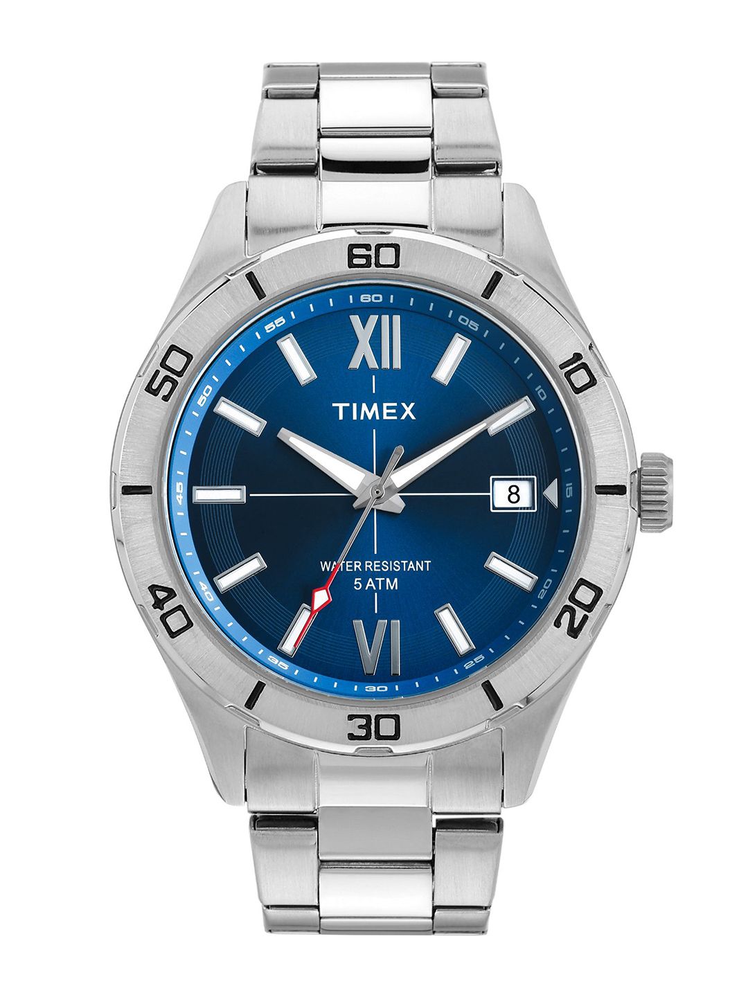 Timex Men Round Dial & Stainless Steel Bracelet Style Straps Analogue Watch TWEG295SMU05-picture-57