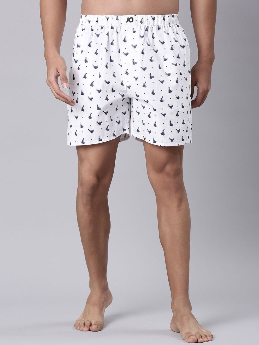 Joven Printed Pure Cotton Side Pocket Boxers 25JB1P-WS