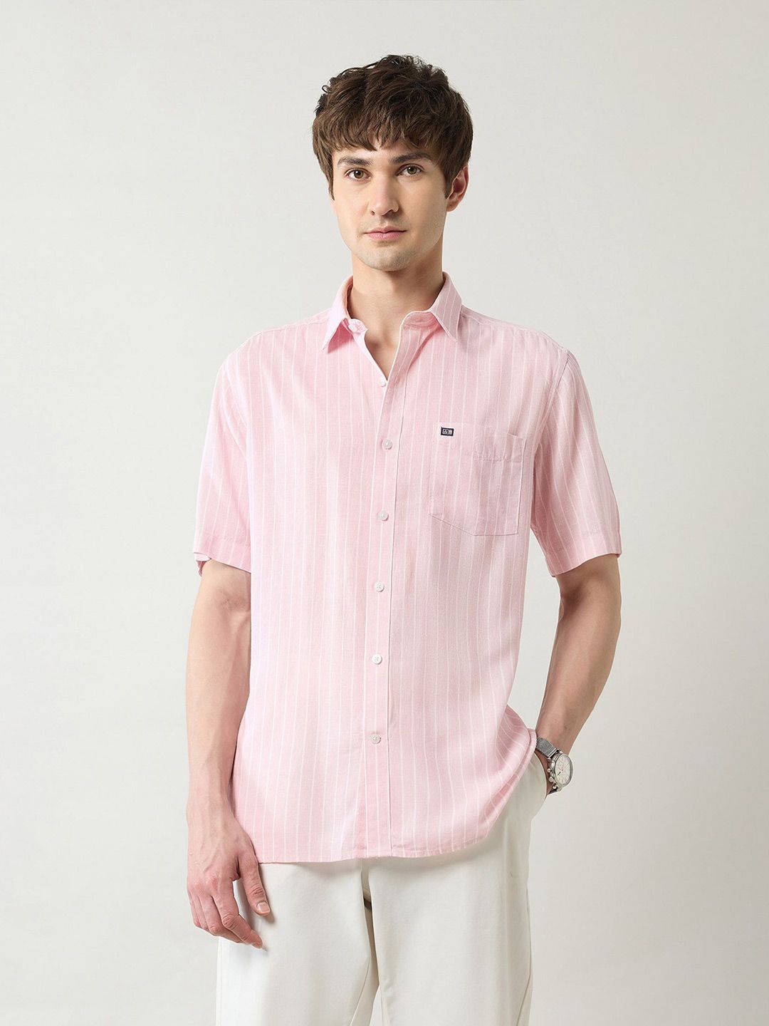 Arrow Sport Vertical Striped Casual Shirt-picture-17