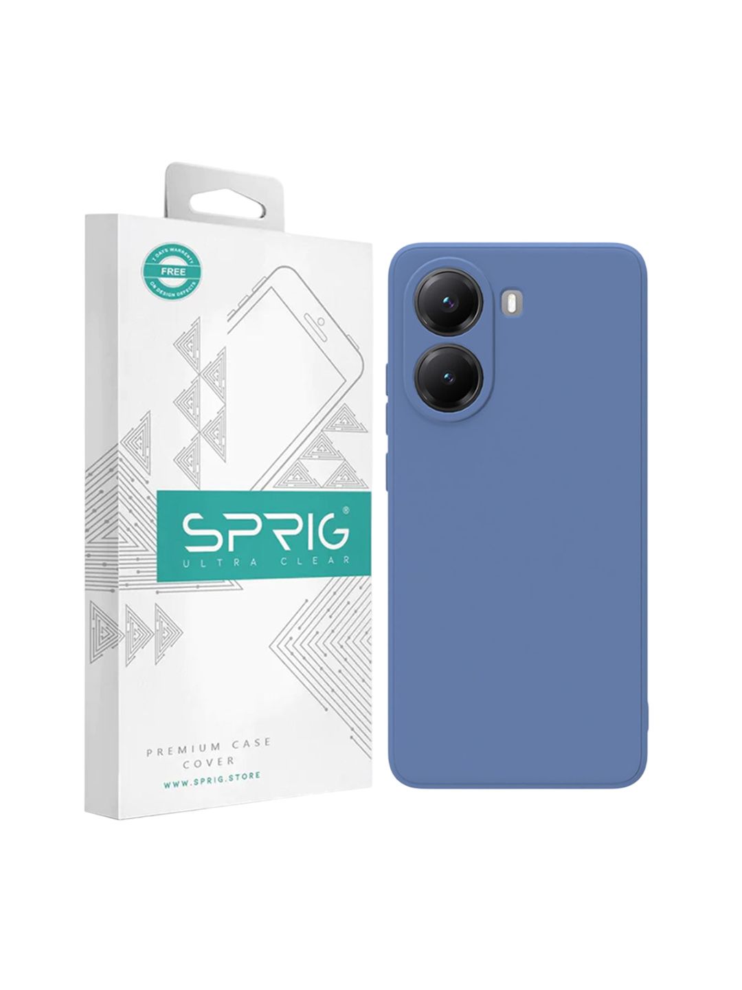 SPRIG Solid Printed Poco X7 Pro 5G Back Case Mobile Accessories-picture-0