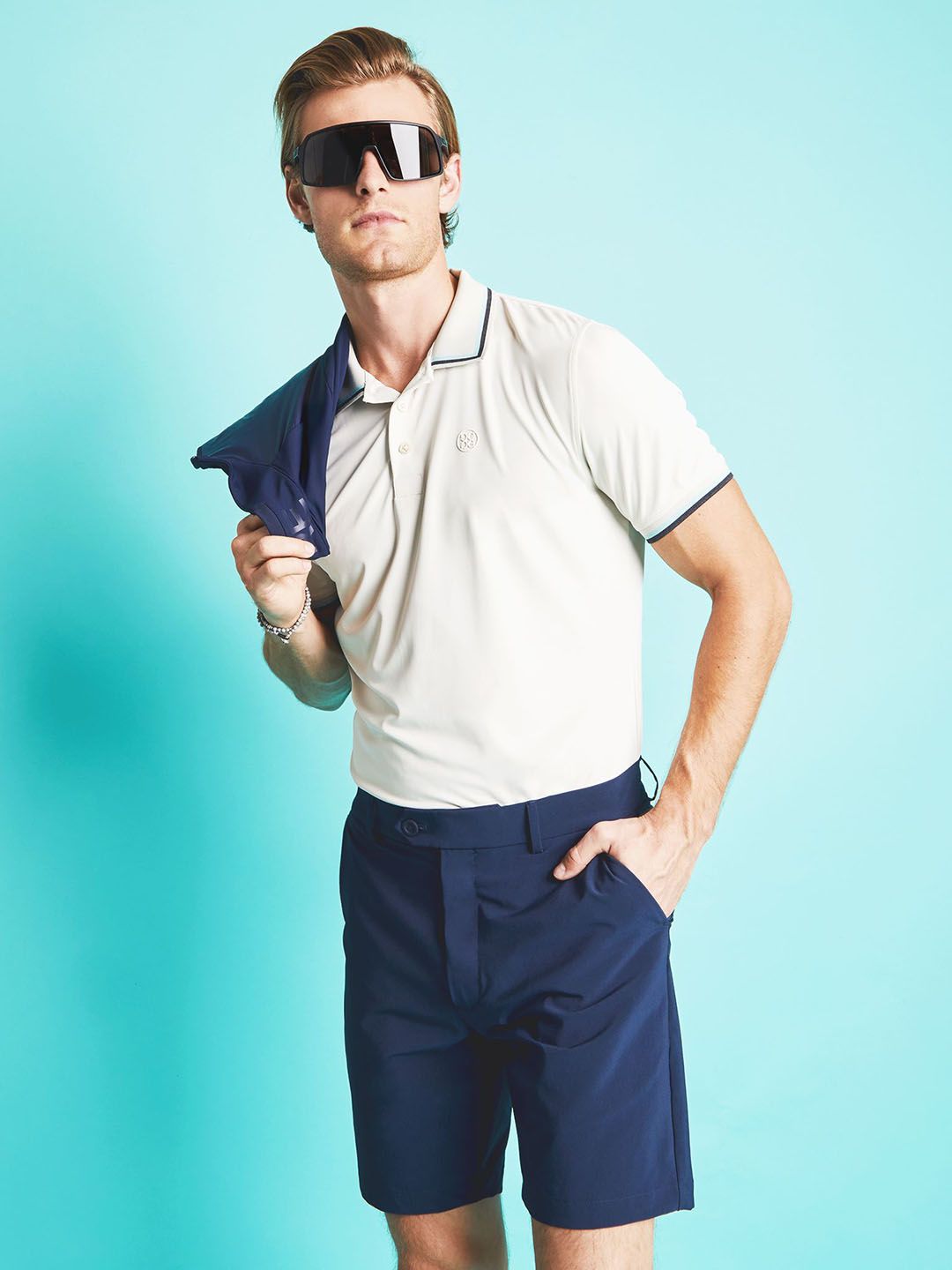 Gfore Men Mid-Rise Sports Shorts-picture-55