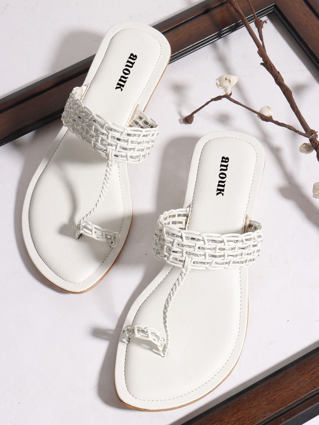 Anouk Women One Toe Block Heel Sandals-picture-45