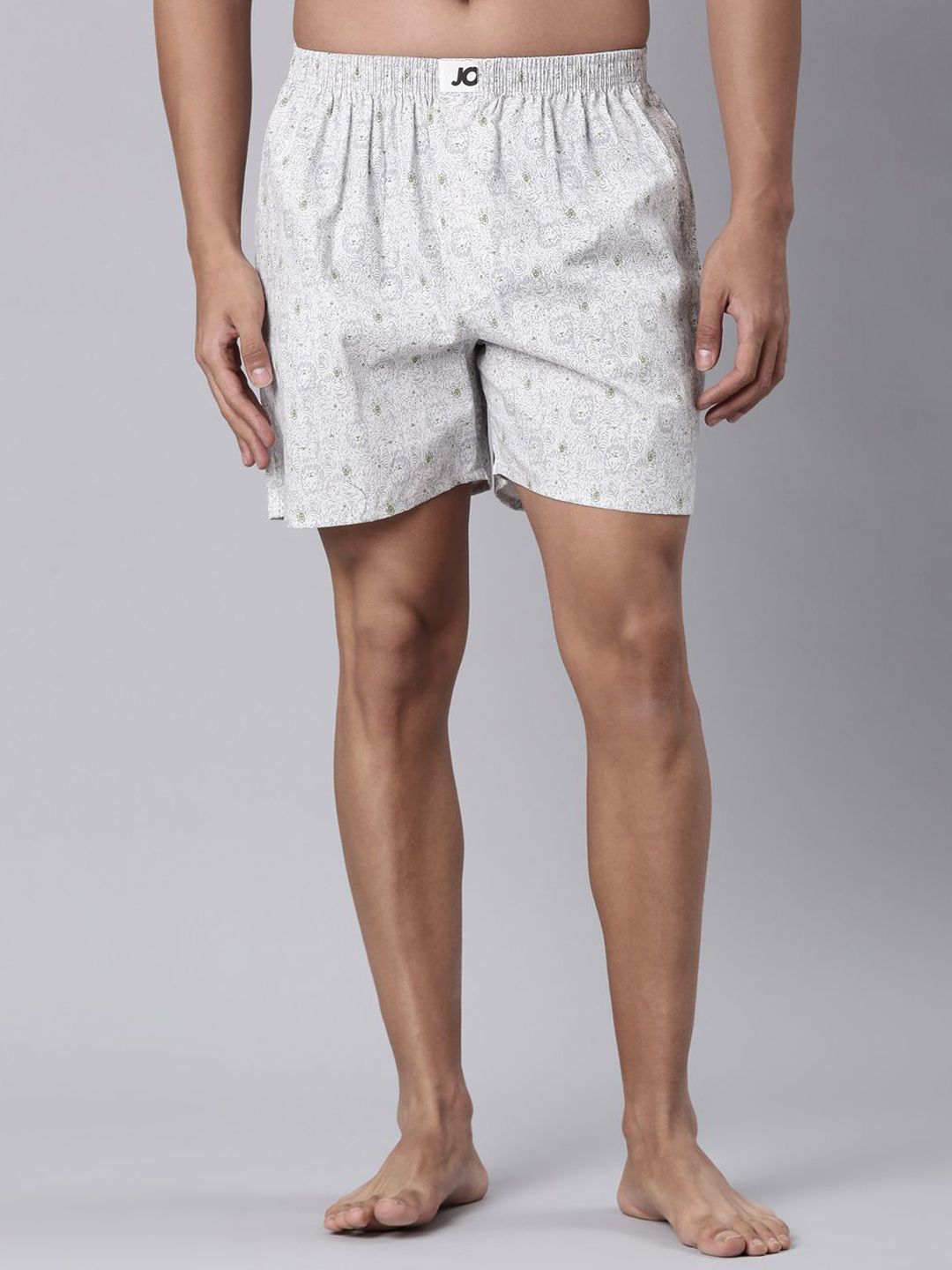 Joven Printed Pure Cotton Breathable Side Pocket Boxers 25JB1P-IL