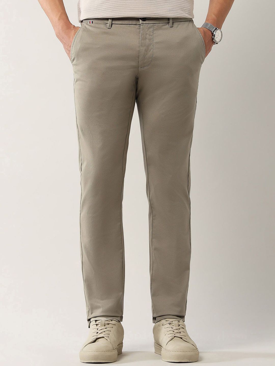 Arrow Sport Men Slim Fit Chinos Trousers-picture-30