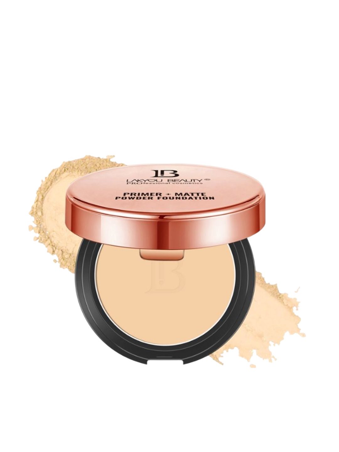 LAKYOU BEAUTY Primer & Matte Waterproof Compact Powder - Soft Ivory 02-image-5
