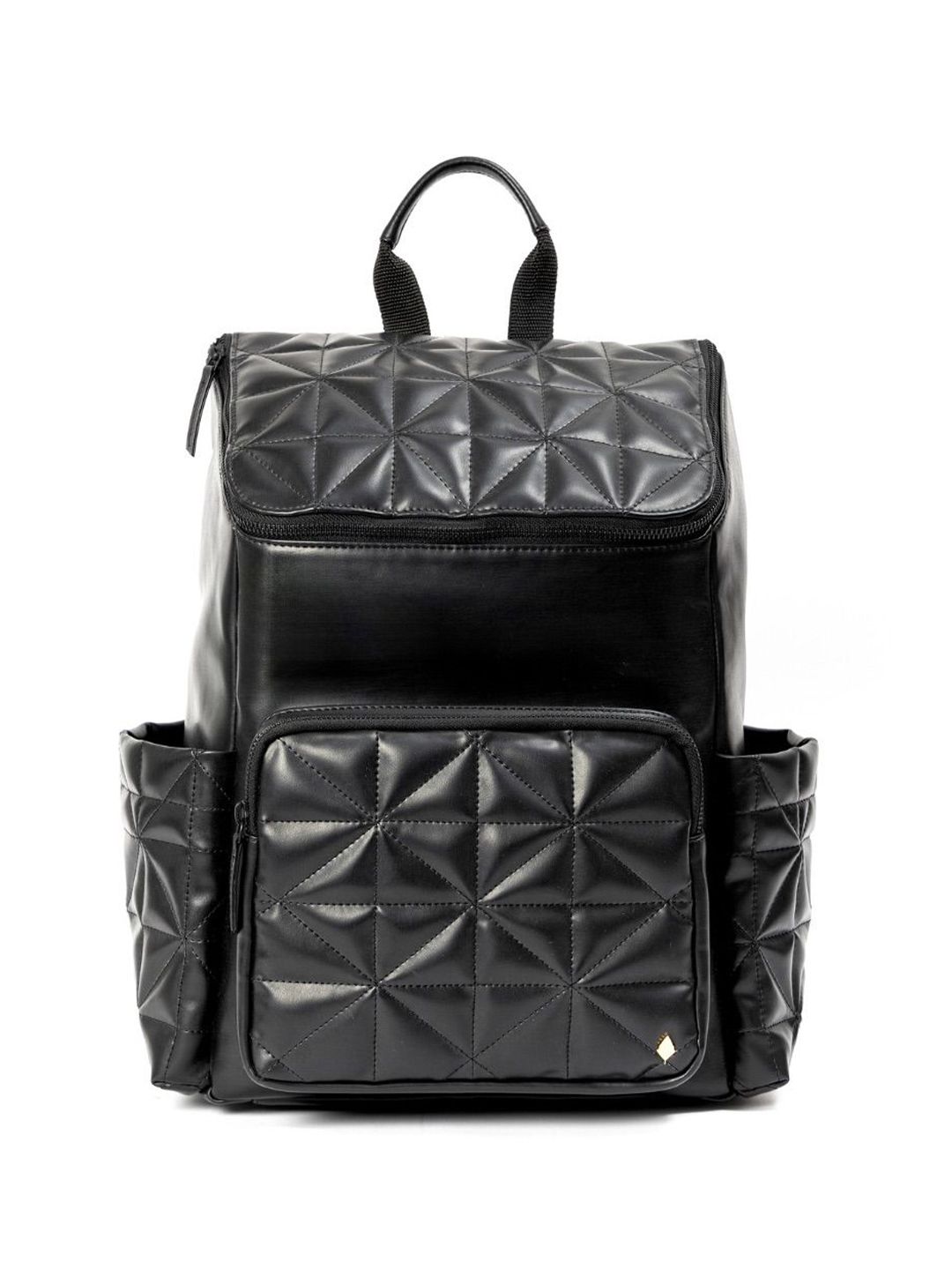 Green Hermitage Unisex Black Noir Vegan Leather Bagpack-picture-29