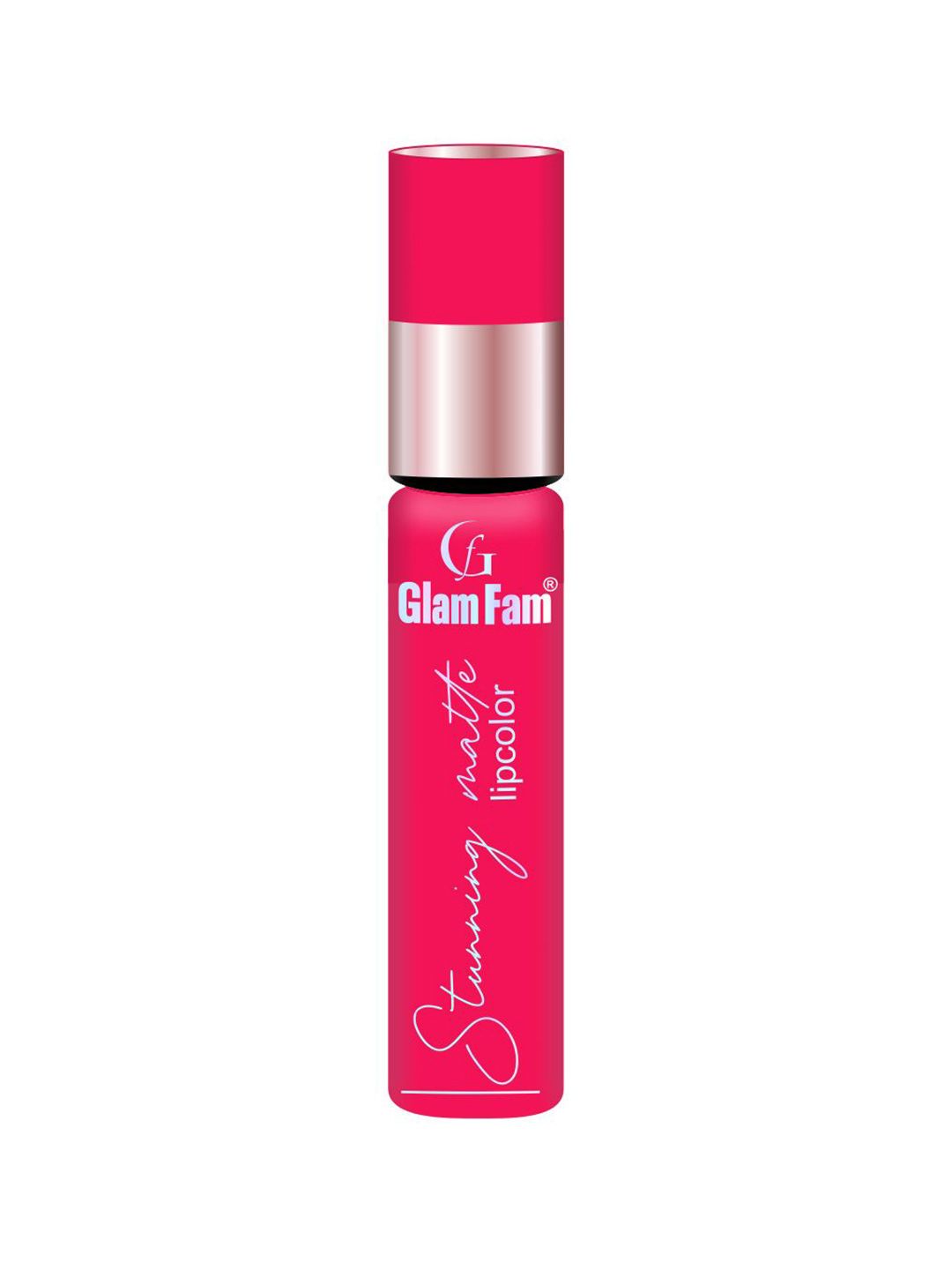 GlamFam Stunning Matte Waterproof Lip Color- 5 ml- Rouge-10-image-36
