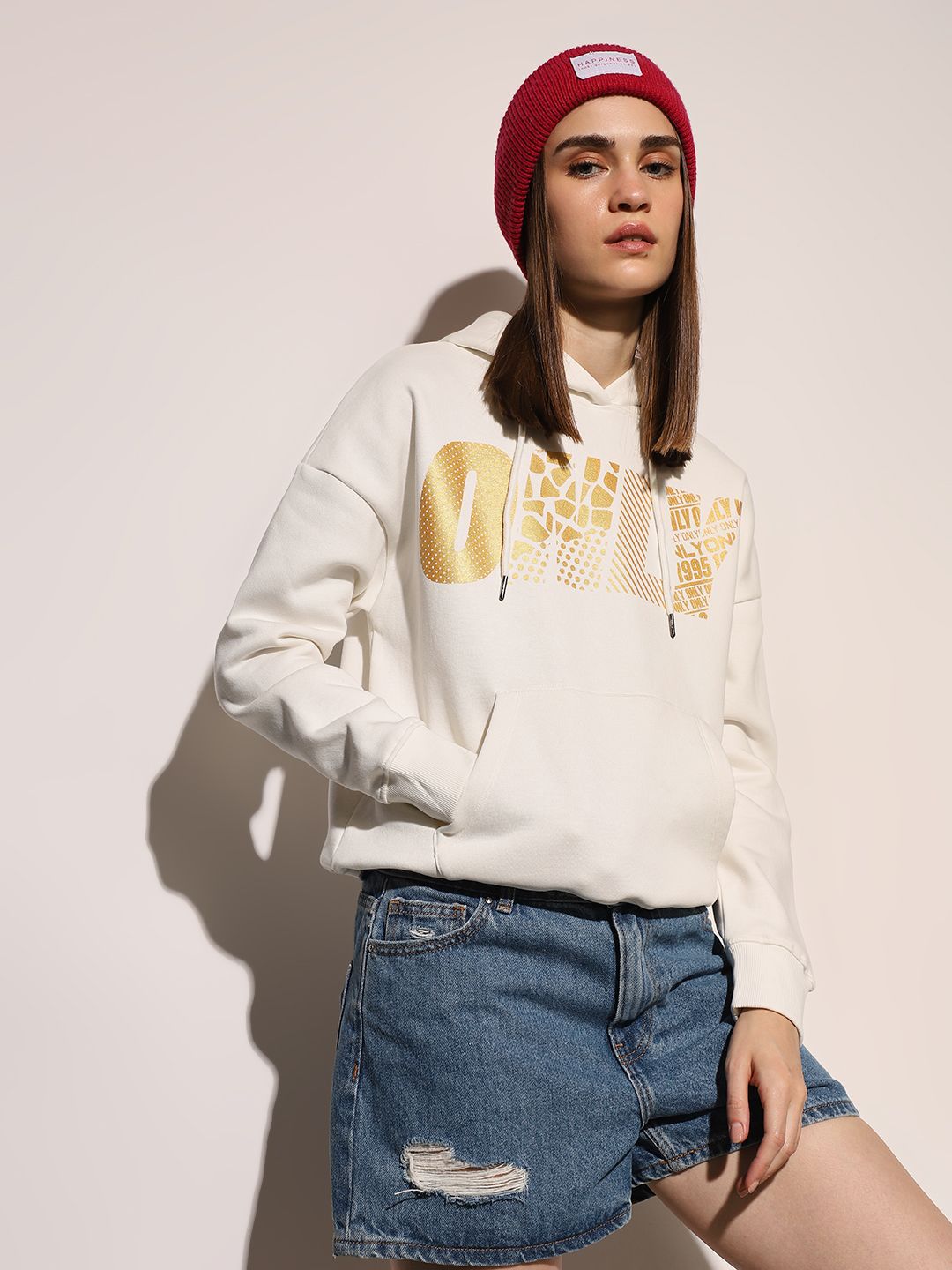 ONLY Women Printed Hooded Sweatshirt-picture-39