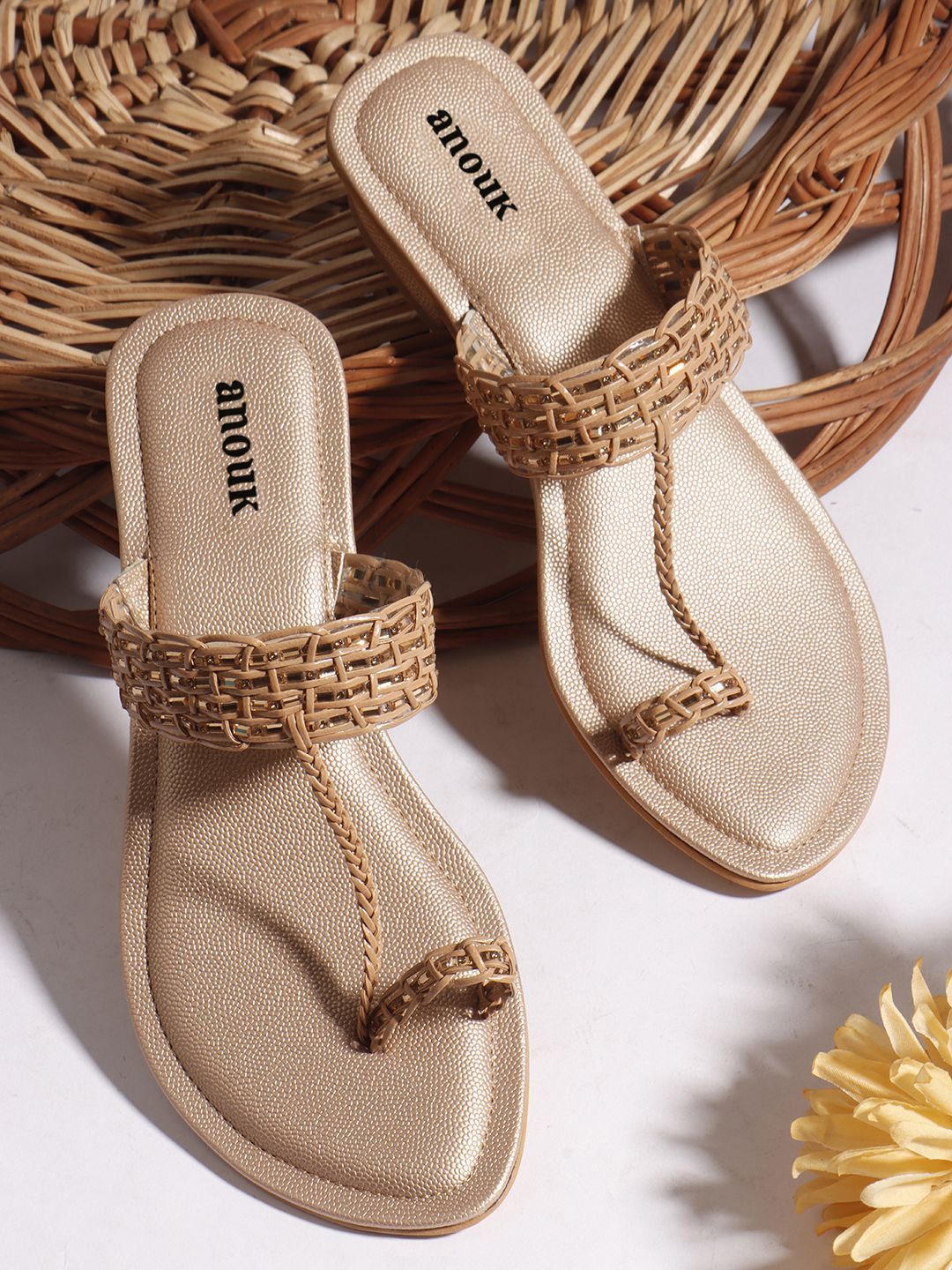 Anouk Women Block Open Back Sandals-picture-38