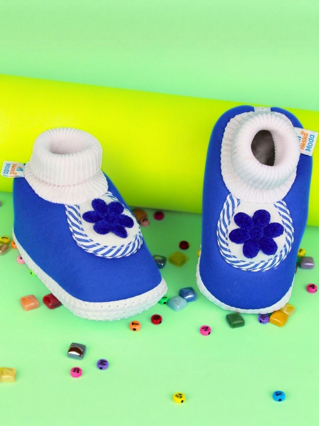NESKA MODA 6 To 12 Months Infants Cotton Slip-On Shoes/ Booties-picture-47