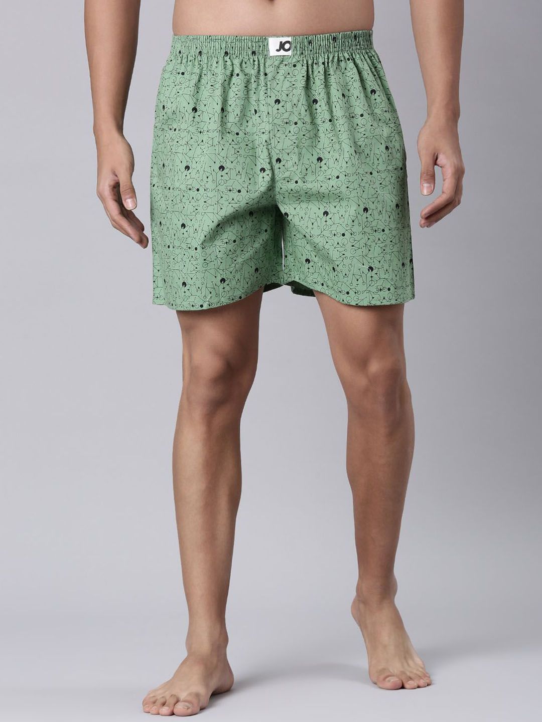 Joven Printed Pure Cotton Side Pocket Boxers 25JB1P-GC