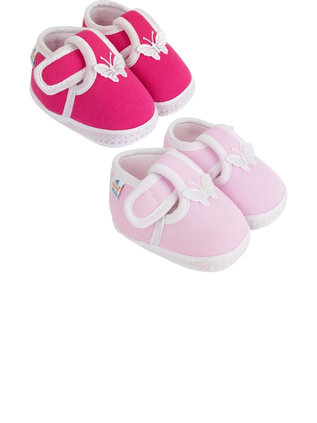 NESKA MODA 3 To 12 Months Baby Boys & Baby Girls Set of 2 Pair Combo Cute Soft Cotton Shoe Booties-picture-55