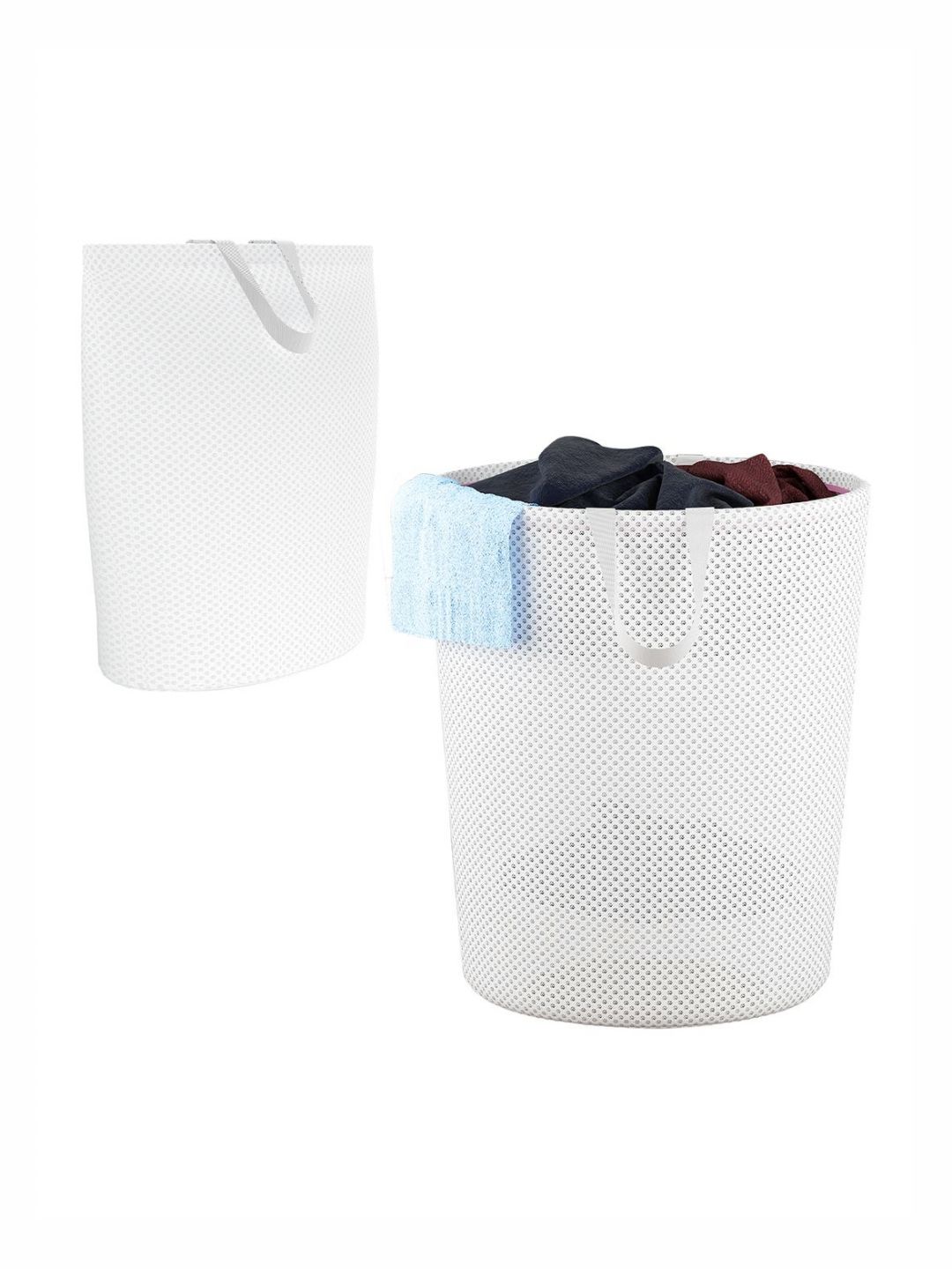 Aura 2-Pcs White Reusable Laundry Bags With Handle-picture-27