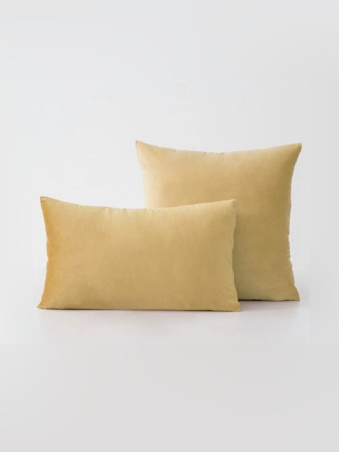 Shadowkart Set of 2 Fibre Filled Faux Velvet Ultra Soft Sleep Pillow-picture-26