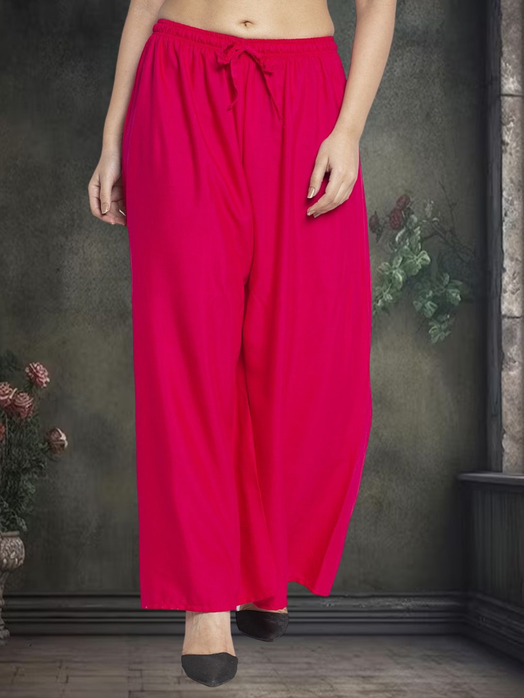 GRACIT Women Knitted Ethnic Palazzos-image-18