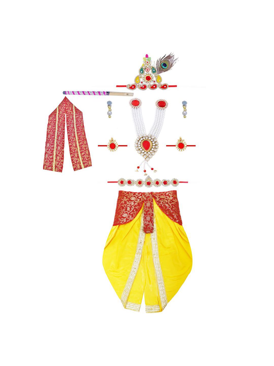 itsmycostume Infant Boys Janamashtmi Little Krishna Costume-picture-31