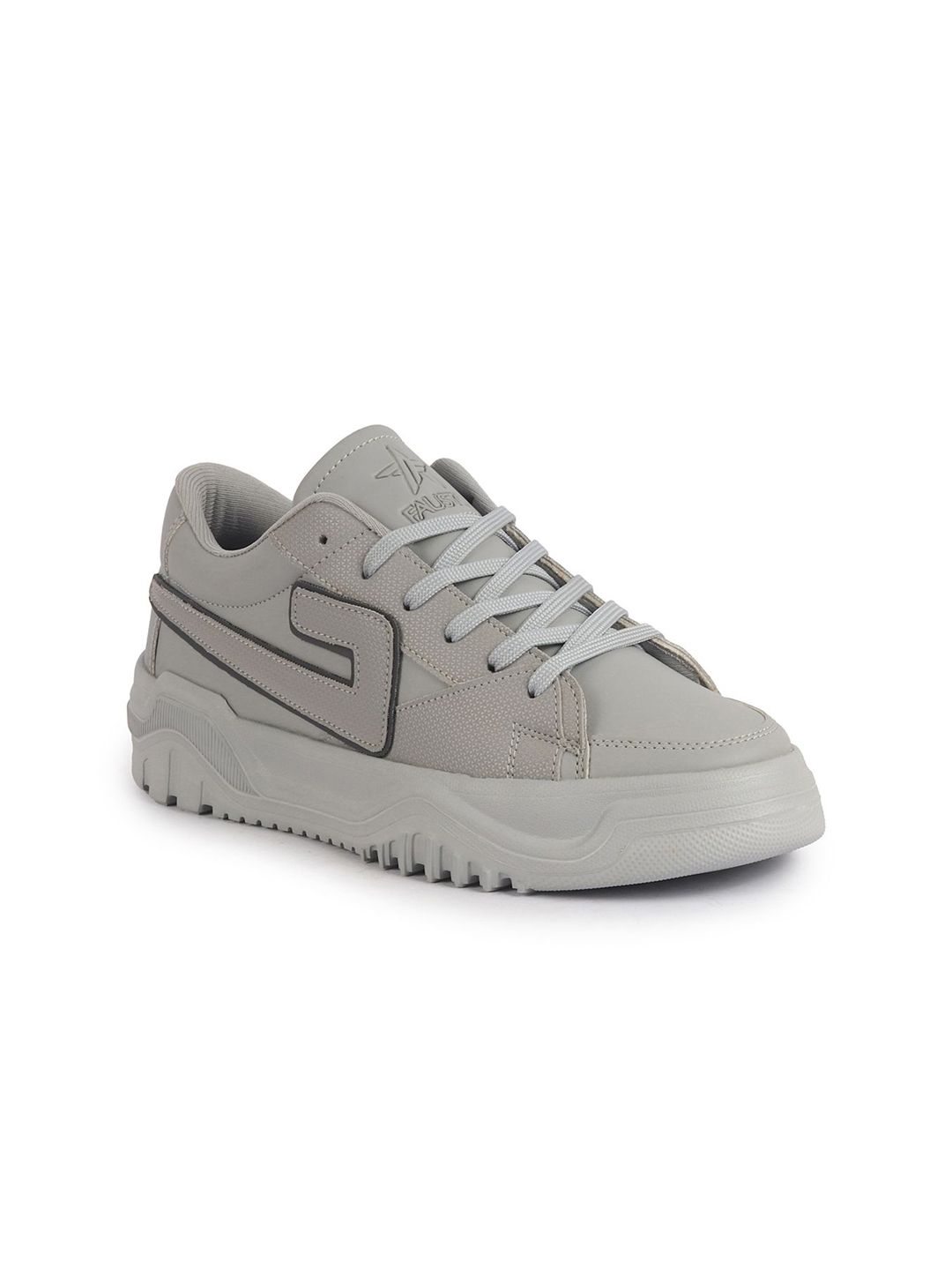 FAUSTO Men Solid Regular PU Sneakers-image-12