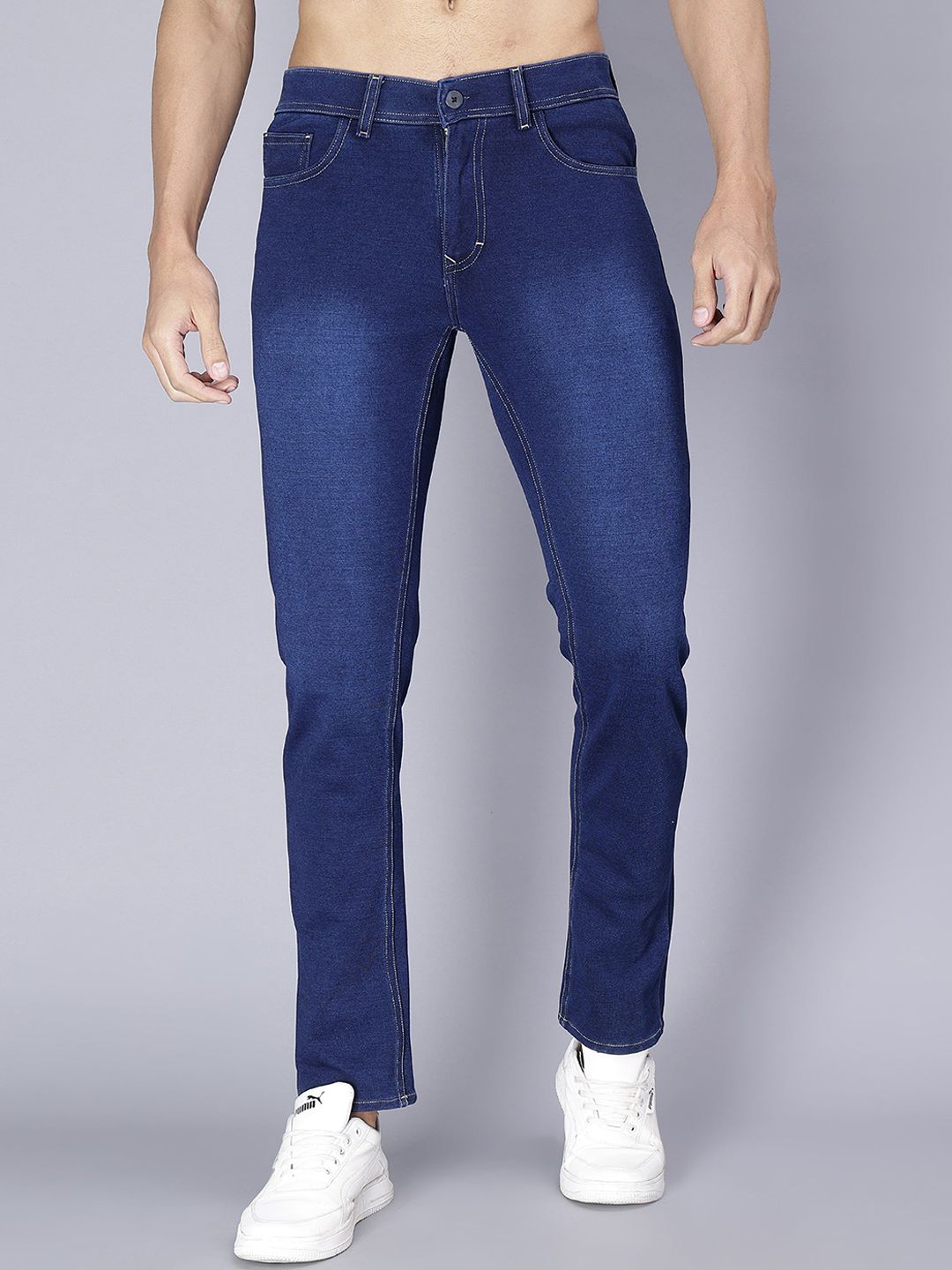 HAUWER Men Mid-Rise Slim Fit Clean Look Jeans-picture-25