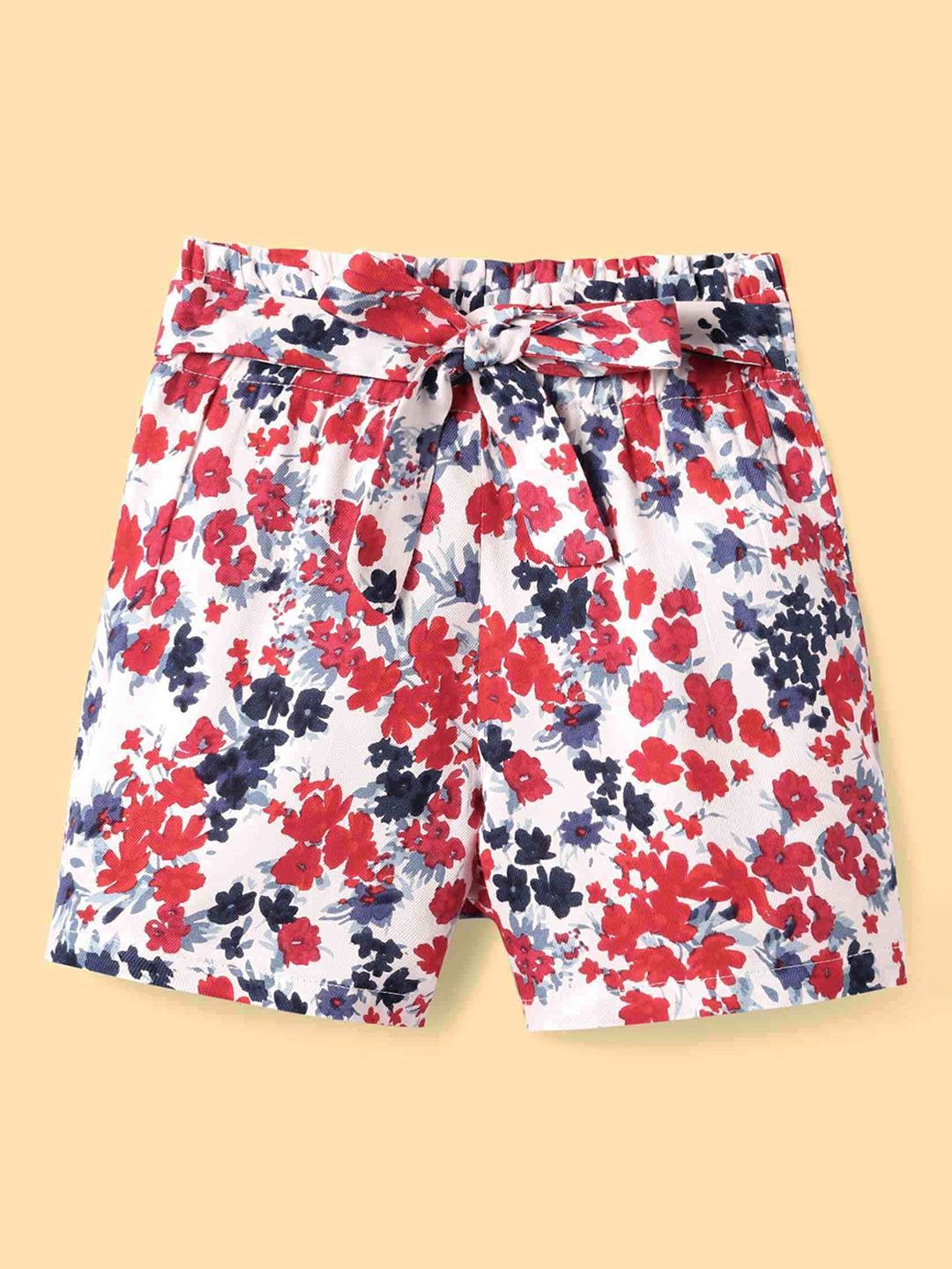 CrayonFlakes Girls Floral Printed Shorts-picture-24