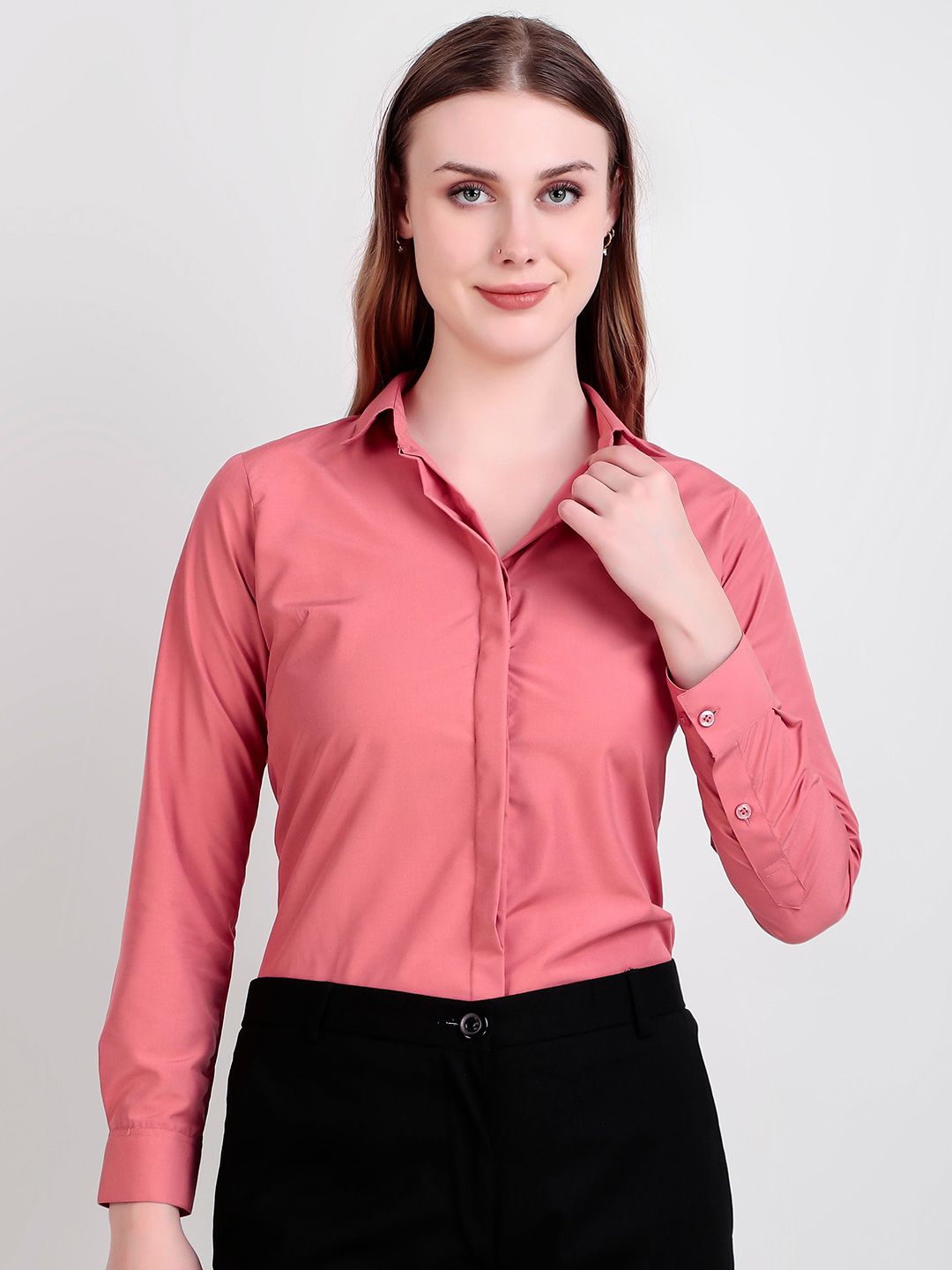 Price History of ZX3 Women's Cotton Regular Fit Formal Shirt Tops