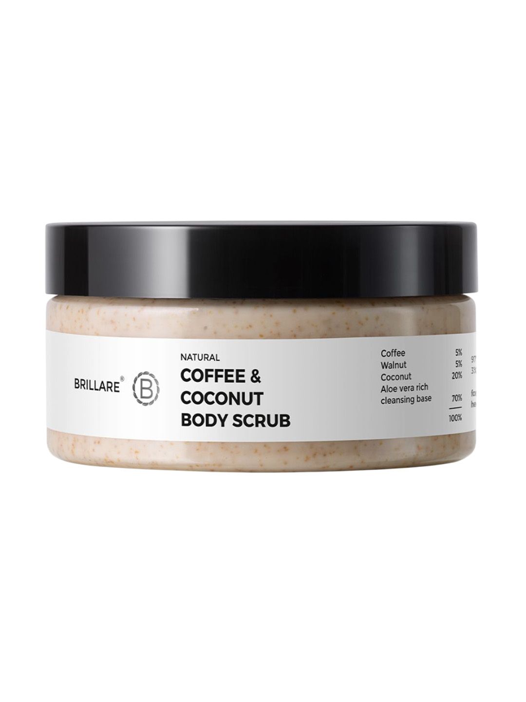 BRILLARE Coffee & Coconut Body Scrub Energized & Moisturized Skin- 780 g