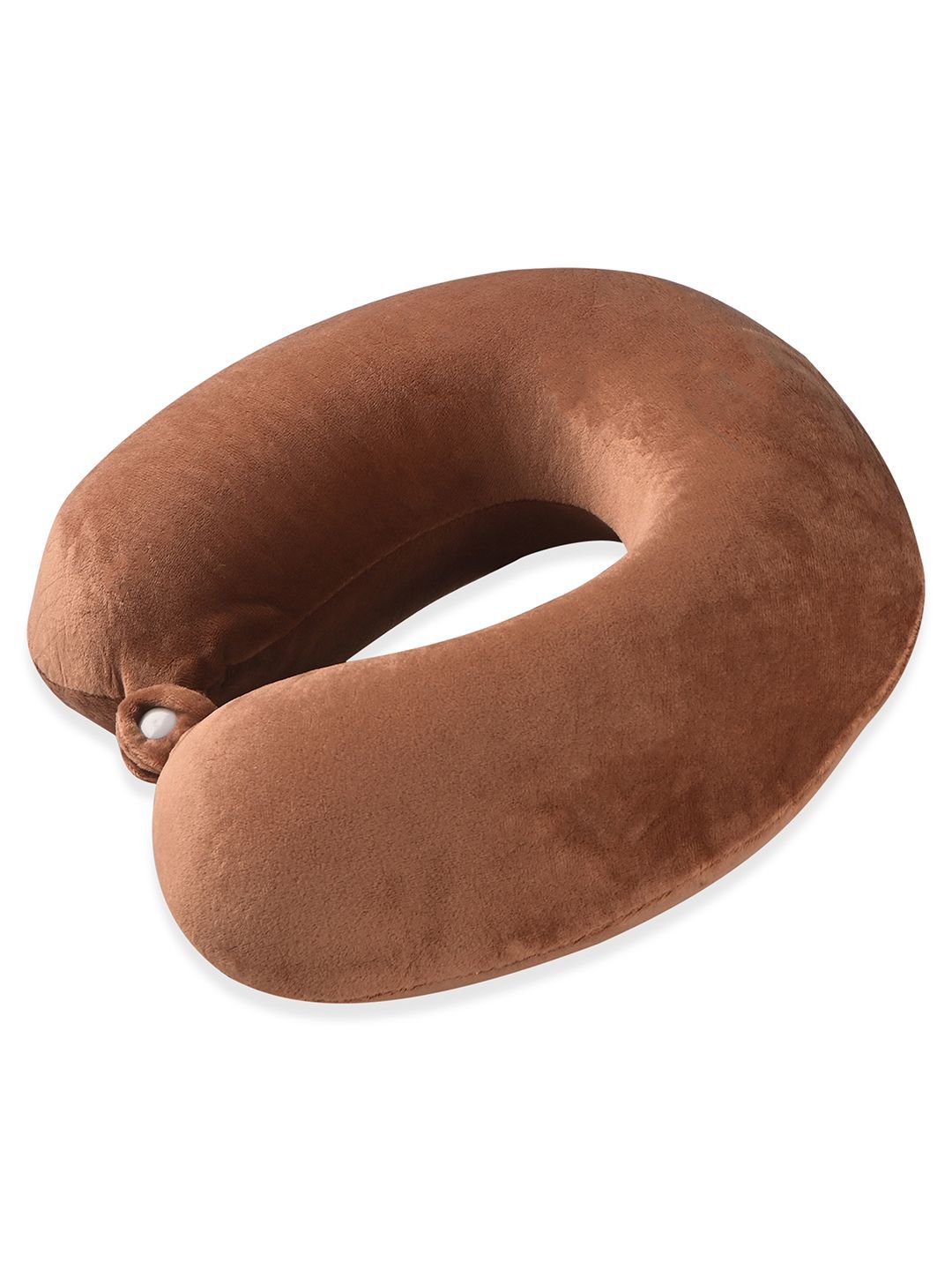 Kuber Industries Brown Memory Foam Filled Travel Pillow-picture-41