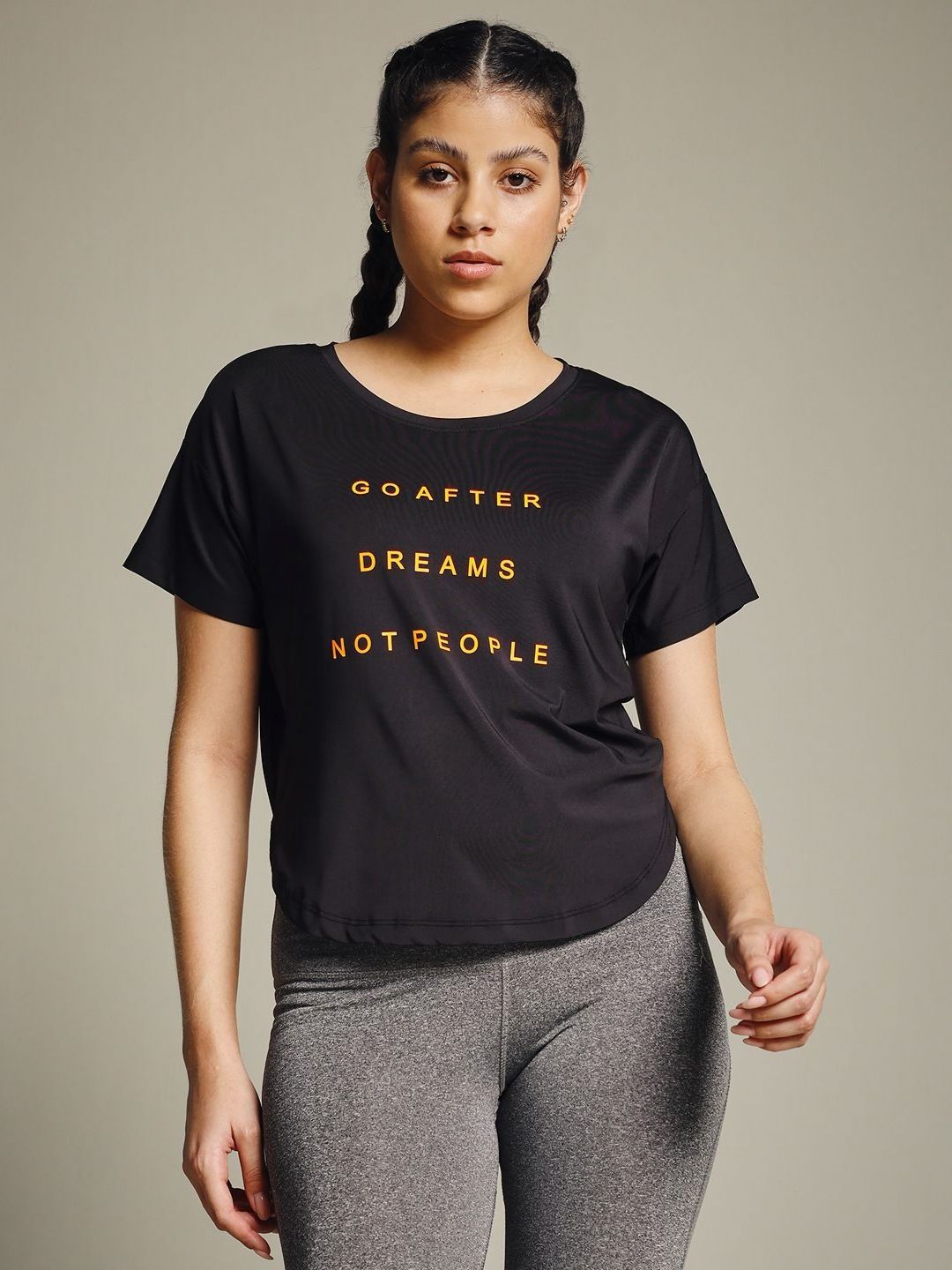 MKH Women Typography Printed Dri-FIT T-shirt-picture-54