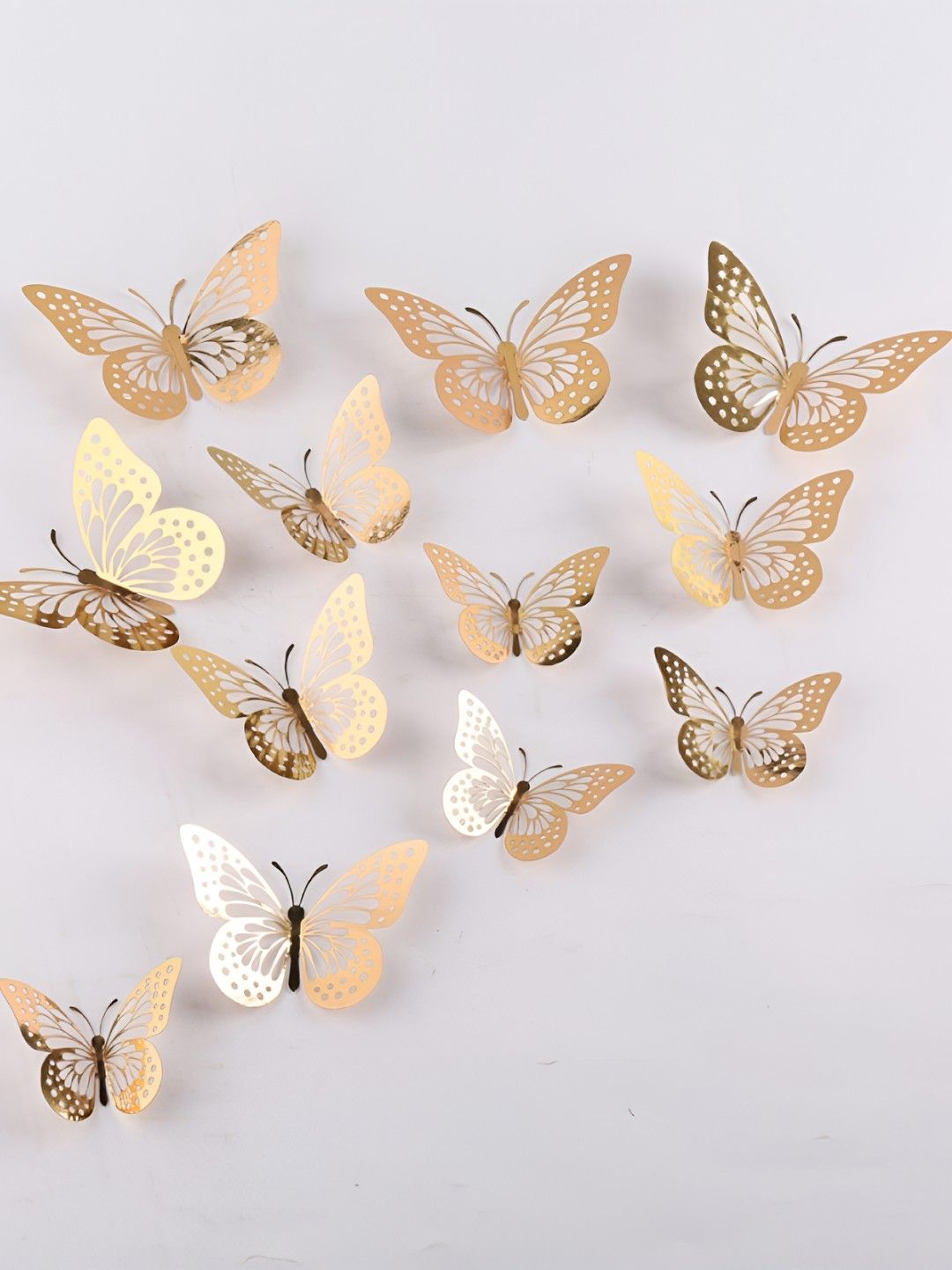 INDIAN ROYALS Yellow Butterfly Self Adhesive Wall Sticker-picture-25