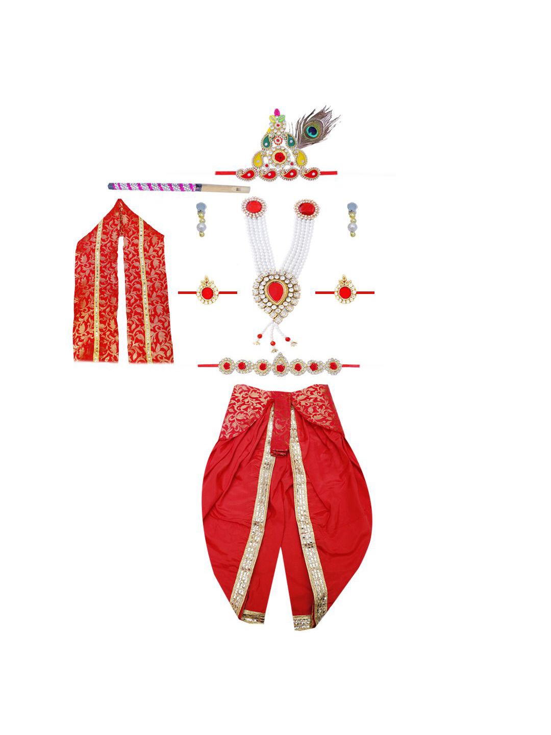 itsmycostume Infant Boys Janamashtmi Little Krishna Costume-picture-57