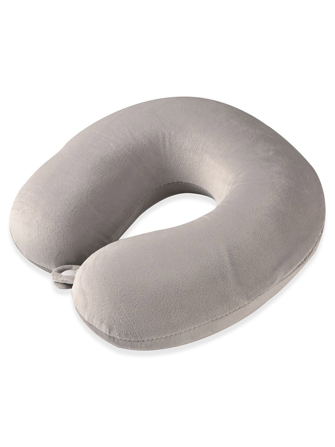 Kuber Industries Grey Memory Foam Filled Polyester Travel Pillow-picture-40