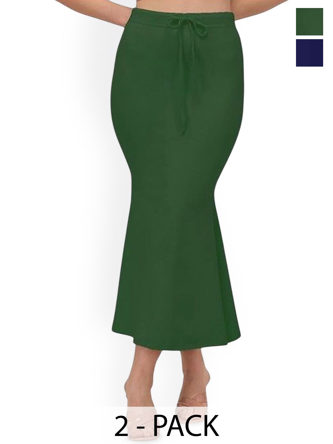 Moda Rapido Pack Of 2 Mermaid Fit Stetchable Saree Shapewear-picture-19