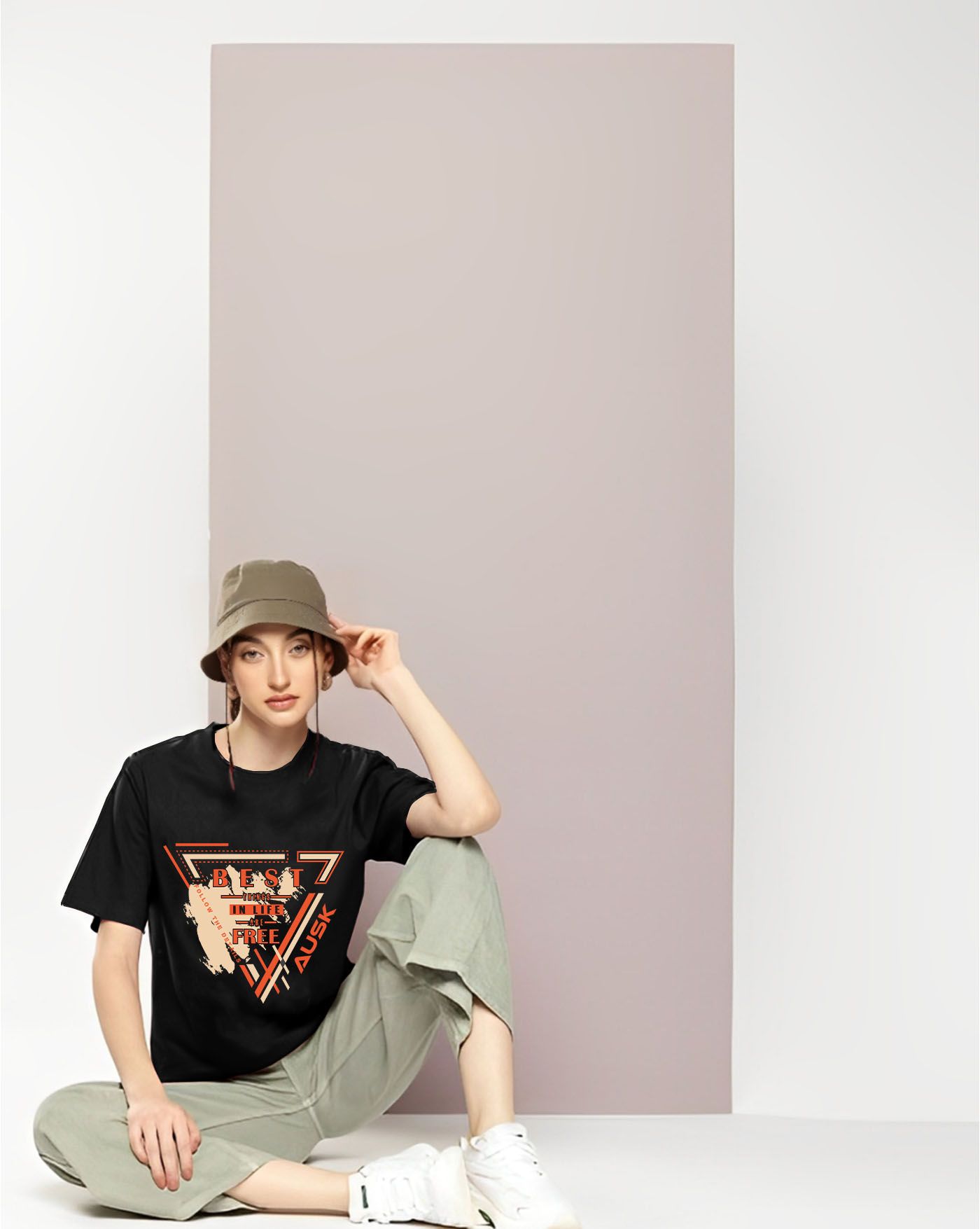 AUSK Women Graphic Printed Round Neck T-shirt-picture-21