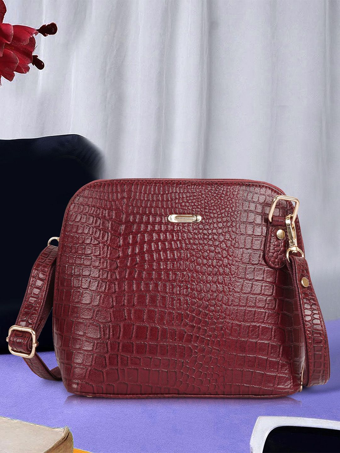 SPOTIC Women Textured Leather Sling Bag-picture-17