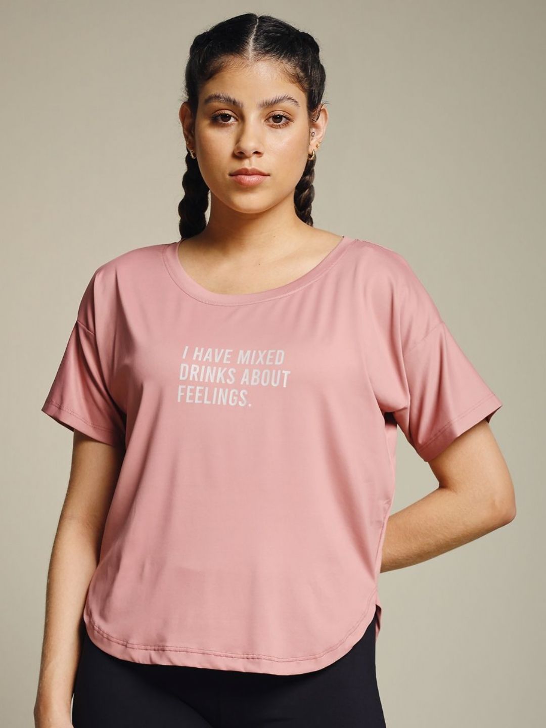 MKH Typography Printed Drop-Shoulder Sleeves Dri-FIT Relaxed Fit T-shirt-picture-34