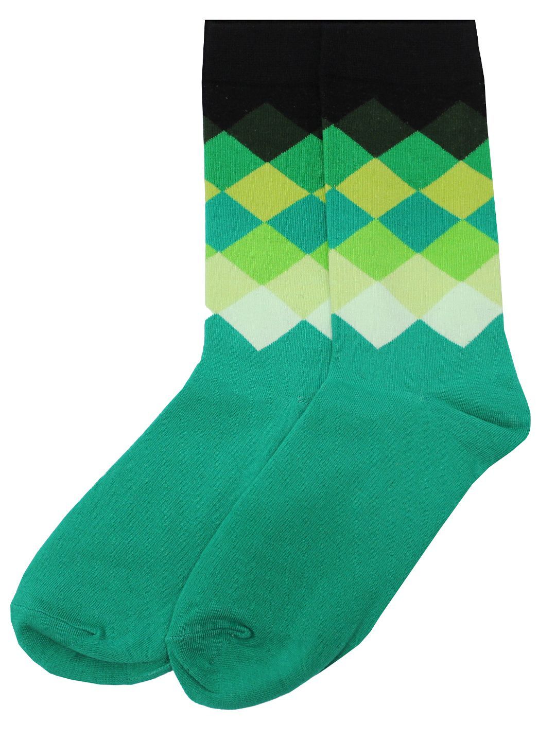 leonardi men patterned calf length socks