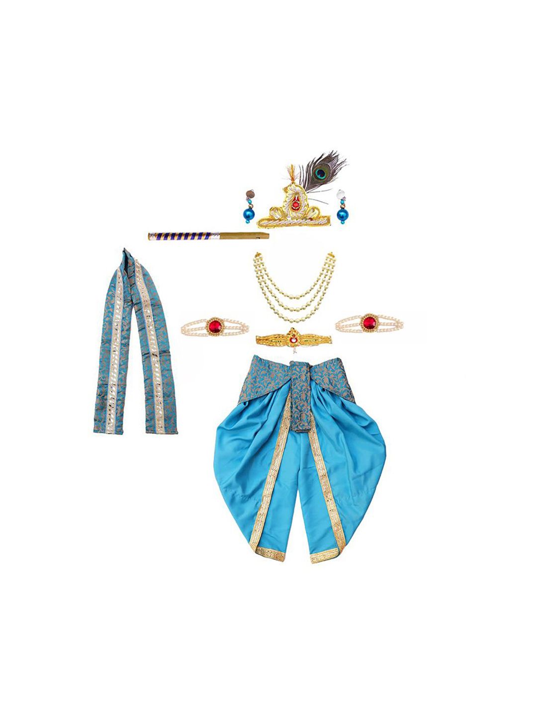 itsmycostume Boys Janamashtmi Krishna Costume Set-picture-11