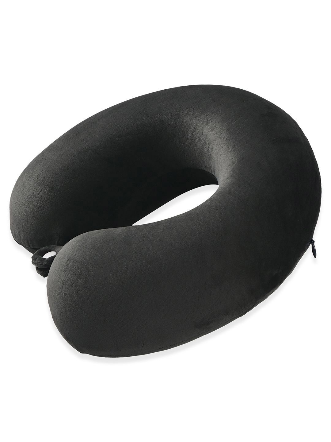 Kuber Industries Black Memory Foam Filled Polyester Travel Pillow-picture-53