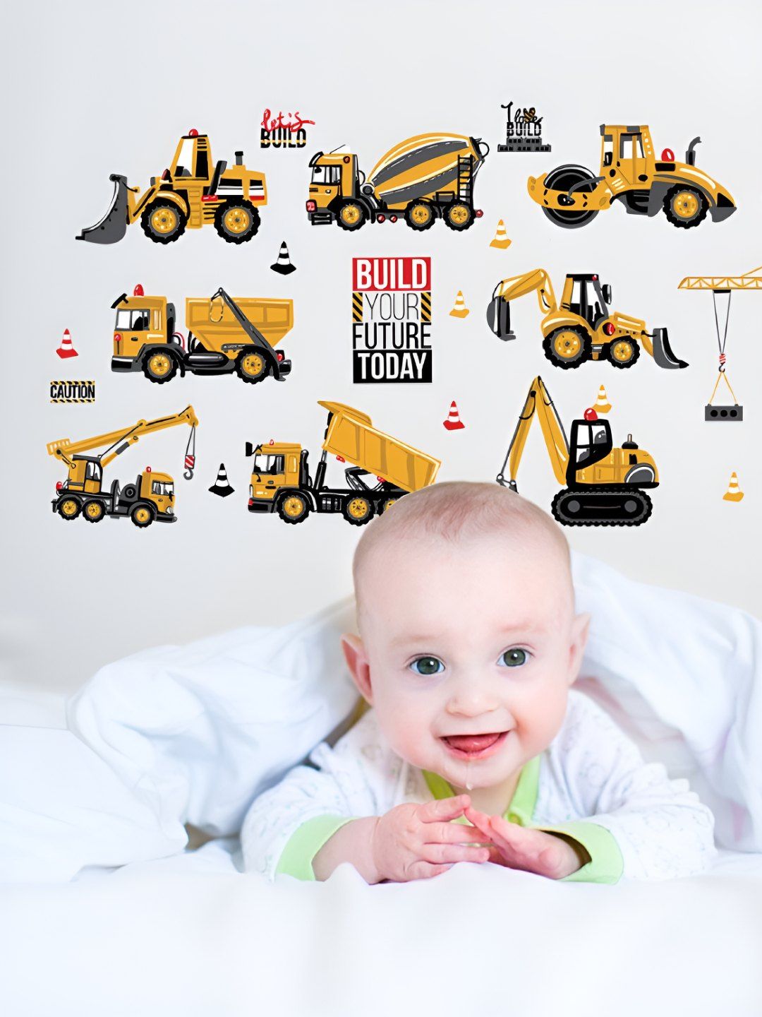 INDIAN ROYALS Yellow & Black Printed Self-Adhesive & Durable Wall Sticker-picture-41