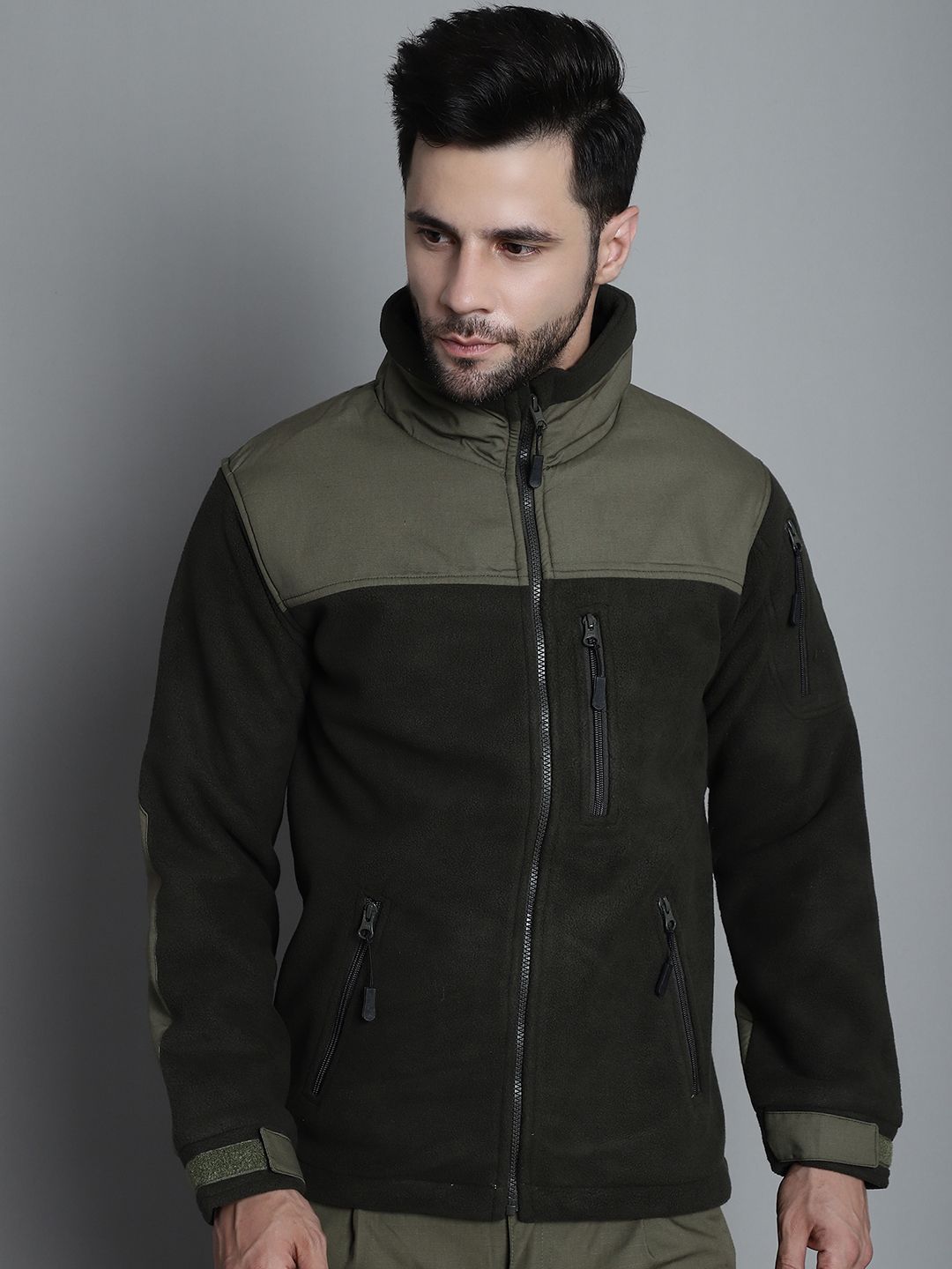 MOUNTMILLER Men Colourblocked Padded Jacket-picture-12