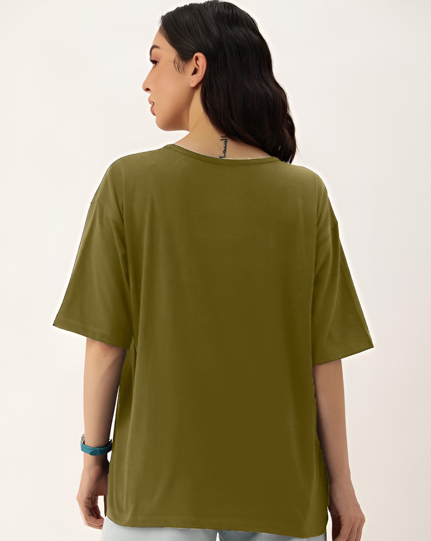 AUSK Women Graphic Printed Oversized Round Neck T-shirt-picture-32