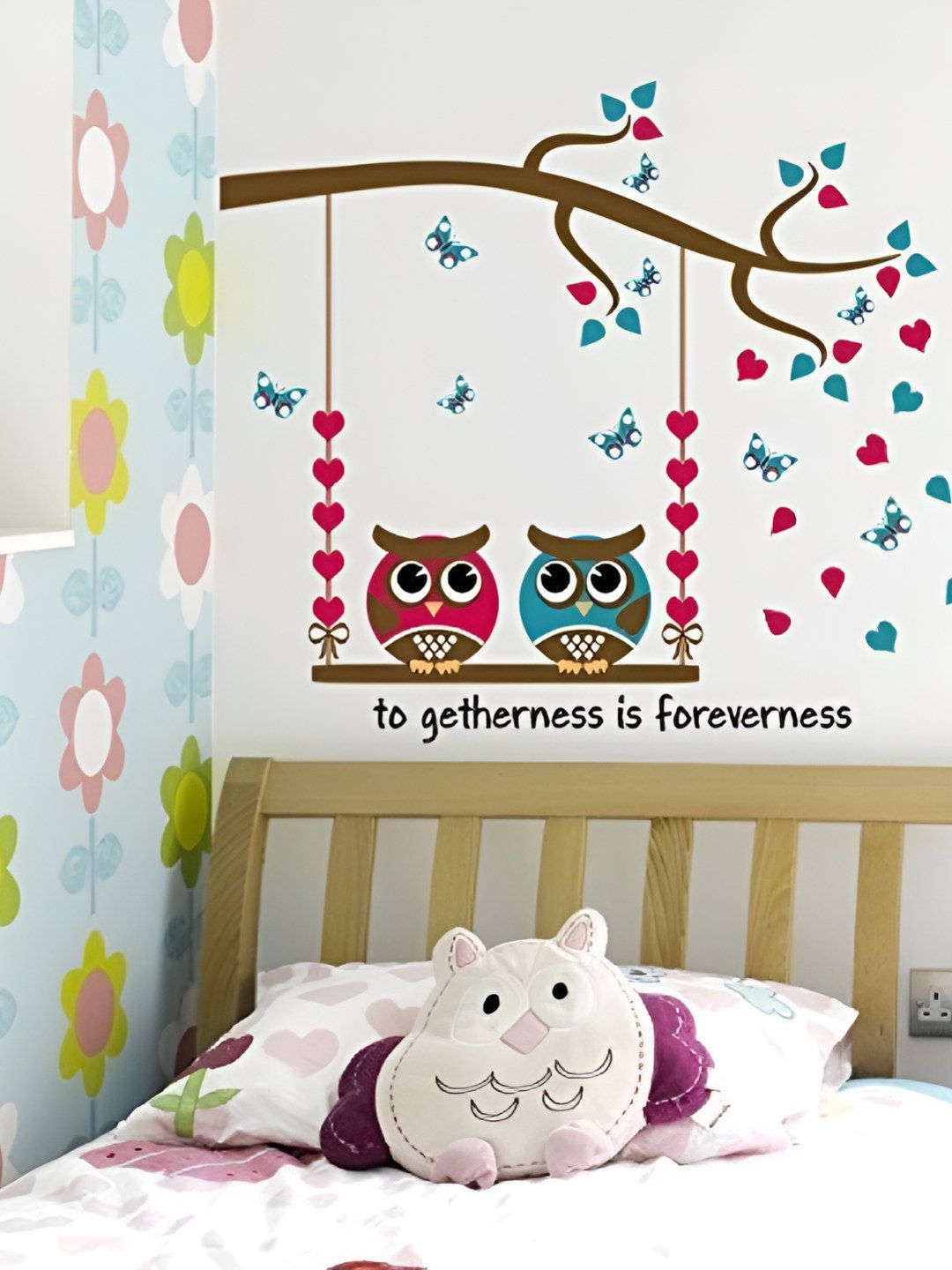 INDIAN ROYALS White & Blue Printed Waterproof Heat Resistant Self Adhesive Wall Stickers-picture-23