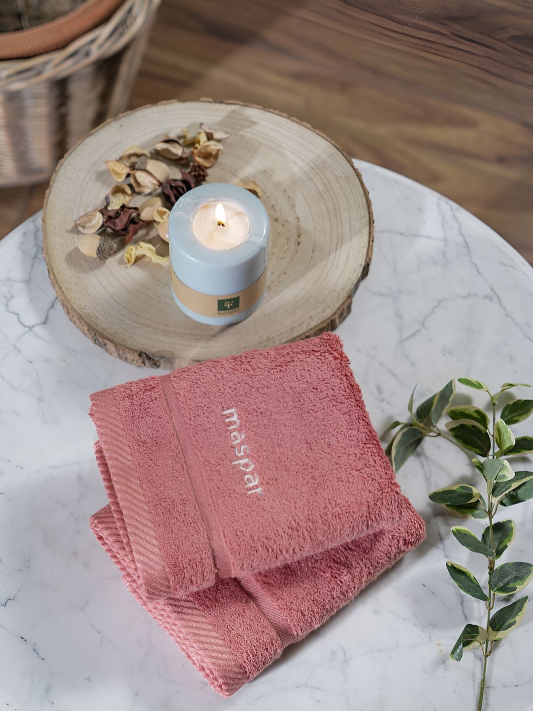 MASPAR Super Soft Absorbent Anti-Bacterial & Lint-Free Cotton Solid Bamboo Hand Towel-image-15
