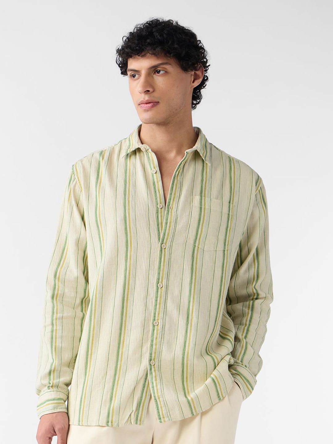 The Souled Store Men Striped Casual Shirt-picture-25