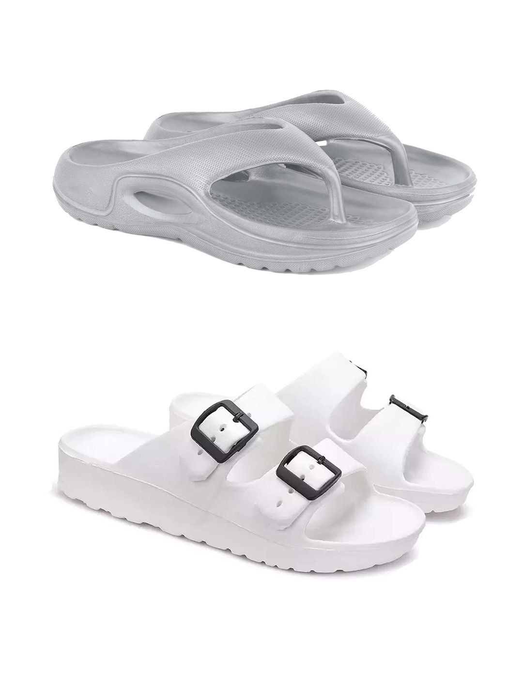DRACKFOOT Men Pack Of 2 Flip Flops-picture-42