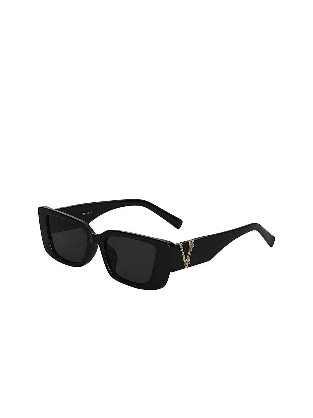 DressBerry Women Square Sunglasses with UV Protected Lens Candy Full BlK-image-10