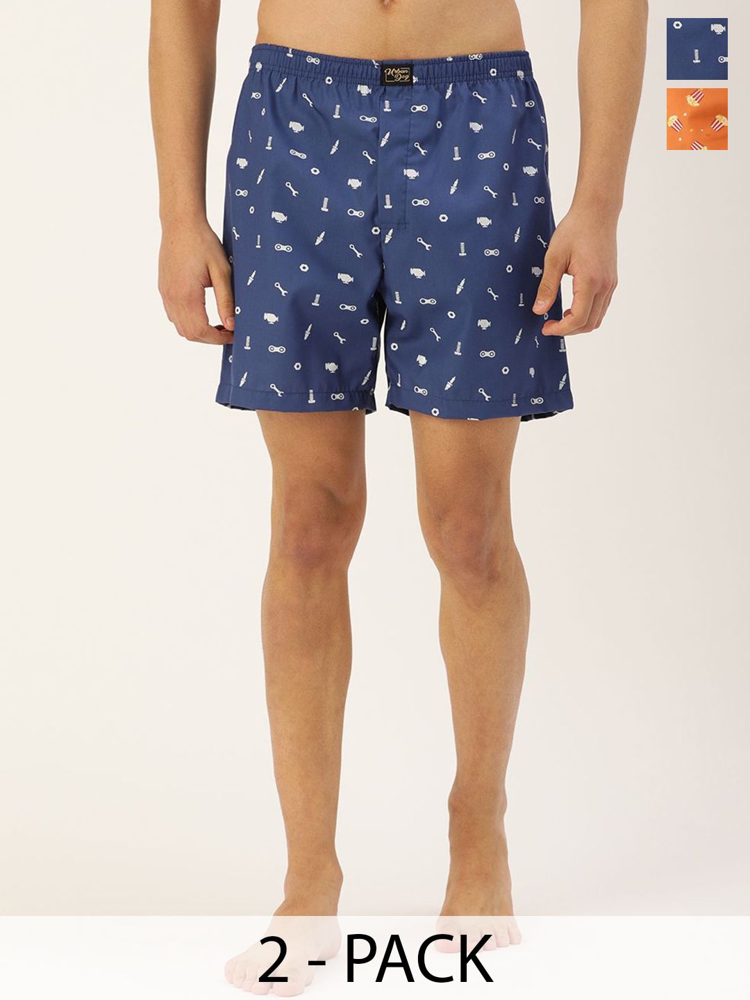 Urban Dog 2-Pcs Printed Pure Cotton Boxers UDBX155-UDBX430-picture-14