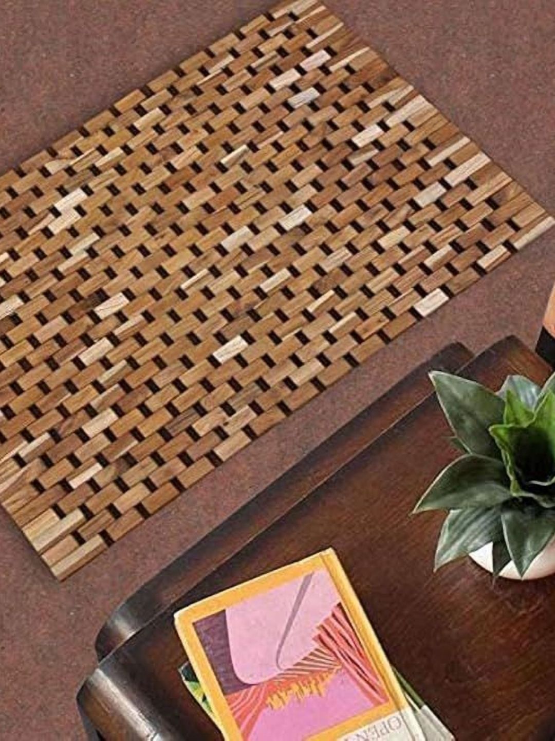 Angira handicrafts Brown Anti skid Doormats-picture-51